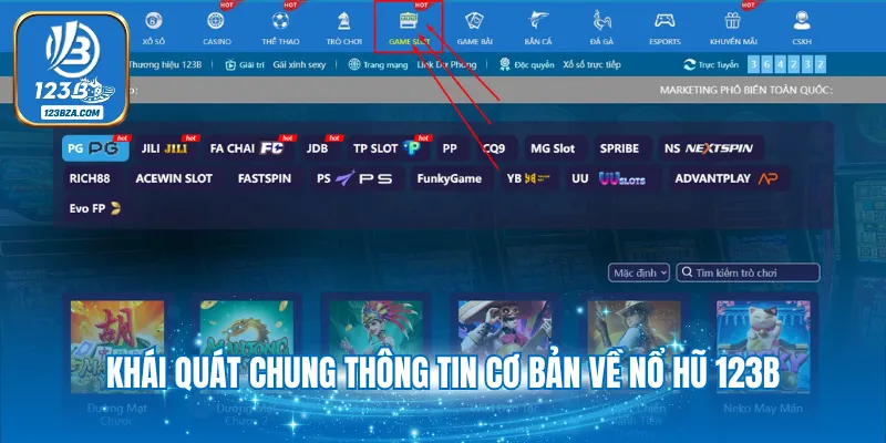 Khái quát chung thông tin cơ bản về nổ hũ 123B